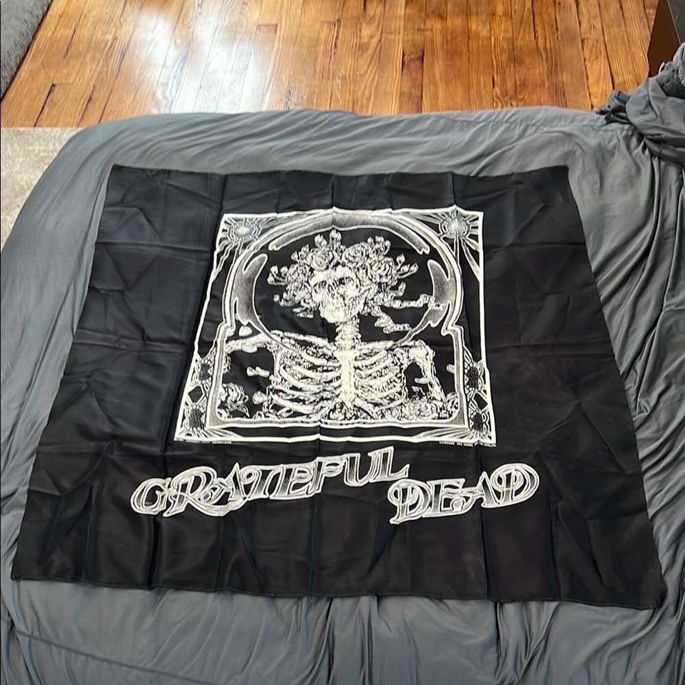 Grateful Dead Black and White Tapestry Wall Decor